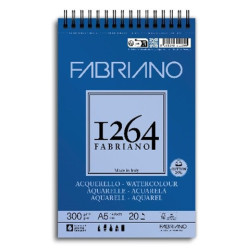 Album Aquarelle 1264 spiralé - 20/30 feuilles - 300g/m² - Formats A3,
