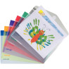 Paquet de 6 enveloppes en polypropylène pour format A5, coloris assort