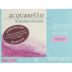 Bloc papier Artistico blanc traditionnel 23x30,5 cm - 20 feuilles - 30