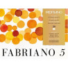 Bloc Fabriano 5 - 300gr - 20 feuilles - Grain fin - 4 formats - 31 x 4