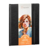 Carnet Deckle Edge A6 - 250gr/m² - 100% coton - Portrait - Hahnemühle