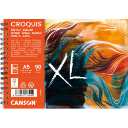 Album de dessin XL croquis Waves A5 - 80 feuilles - 90gr - Canson