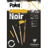 Bloc Paint on noir 20 feuilles - Format A4