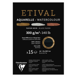 Bloc Etival aquarelle 300g/m² - A3