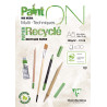 Bloc Paint on encollé papier recyclé 30 feuilles - Format A5