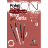 Bloc Paint-On encollé - 20 feuilles - 250gr/m² - A2 - A2