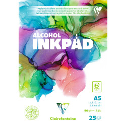 Bloc Alcohol Inkpad - 25 feuilles - 90gr/m² - Format A3