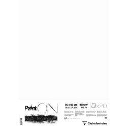 Feuille Paint-On 50 x 65 cm - 250gr/m² - Blanc