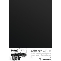 Feuille Paint-On 50 x 65 cm - 250gr/m² - Noir