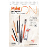 Bloc spiralé PaintON blanc A4+ - 20 feuilles - 250g/m²