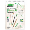 Bloc spiralé PaintON recyclé A3+ - 12 feuilles - 250g/m² - Clairefonta
