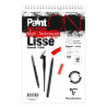 Bloc PaintON spiralé - 15 feuilles papier blanc lisse - 250gr/m² A5+