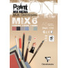 Bloc PaintON MIX6 - 24 feuilles assorties 6x4F A6 250g