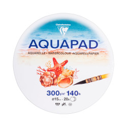 Boite ronde Aquapad papier aquarelle