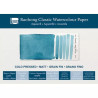 Bloc de papier aquarelle Classic Baohong 15x21 300g 20 feuilles grain
