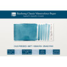 Bloc de papier aquarelle Classic Baohong 26x38 300g 20 feuilles grain