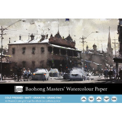 Bloc de papier aquarelle Baohong qualité professionnelle - Masters'Cho