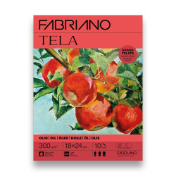 Bloc Huile TELA - 300g/m² - 10 feuilles - 3 tailles - Fabriano - 24 x