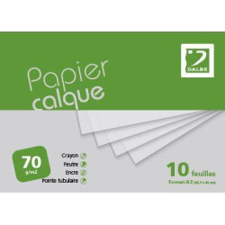 Pochette DB calque - A3 70g 10F