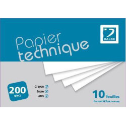 Pochette DB technique - A3 200g 10F