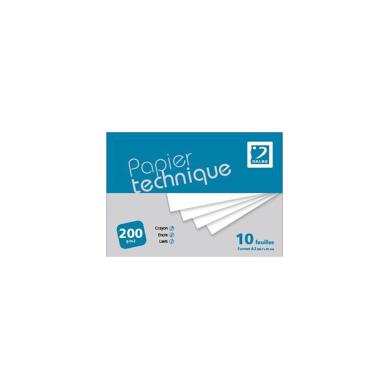 Pochette DB technique - A3 200g 10F