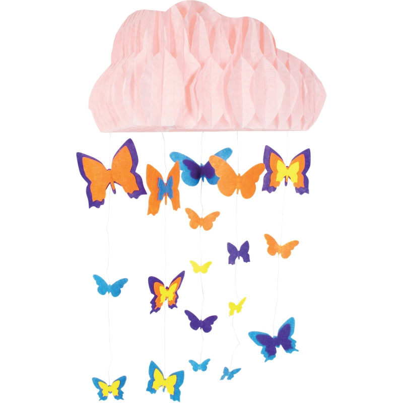 Sachet de 150 papillons en feutrine adhésives