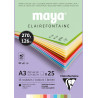 Blocs papier Maya Couleurs pastel - A3 270g/m²