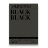 Bloc Black Black A4/A3 - 300gr/m² - 20 feuilles - collé 1 côté - Forma
