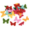 Sachet de 120 perles en feutrine de 4 formes assorties