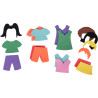 Kit de 237 pièces personnages et vêtements en mousse