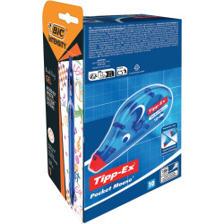Boîte de 10 correcteurs + 1 stylo Gelocity