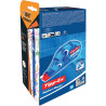Boîte de 10 correcteurs + 1 stylo Gelocity