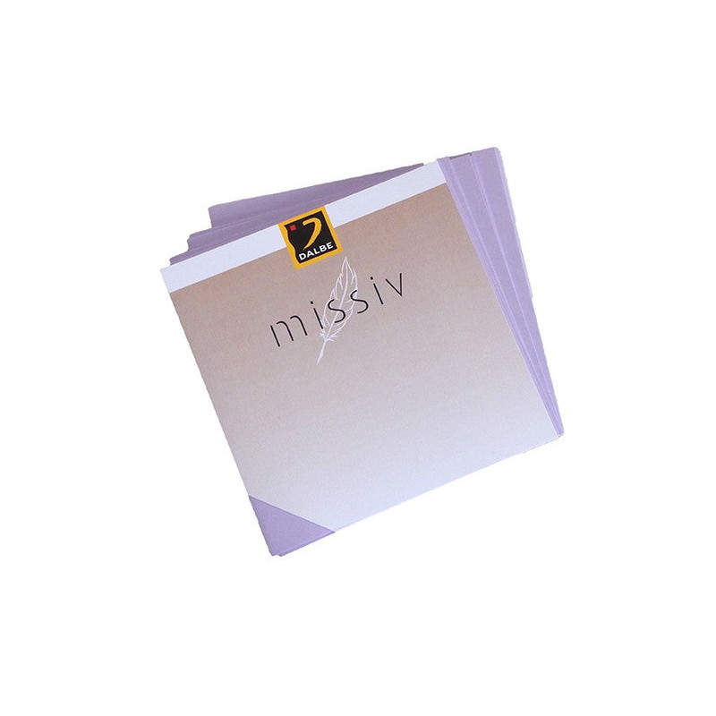 Carte double Missiv 135x135mm - g/m² - Papier Kraft