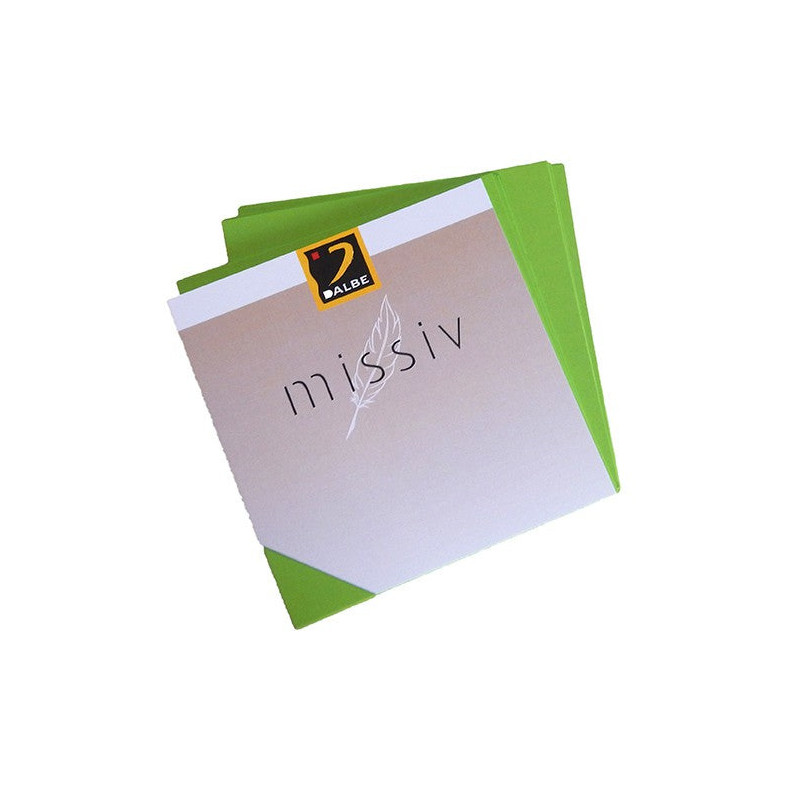 Carte double Missiv 115x115mm - g/m² - Lavande