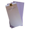 Carte simple Missiv - 106x213mm - ID4956 240g/m² - Bleu roi