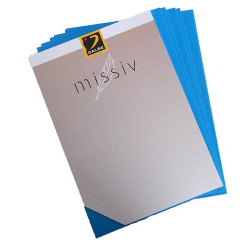 Carte double Missiv 130x185mm - g/m² - Beige