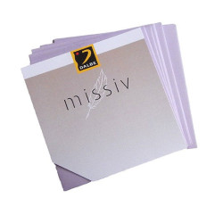 Enveloppe Missiv 120x120mm - g/m² - Rouge Noël