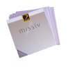 Enveloppe Missiv 120x120mm - g/m² - Or foncé irisé