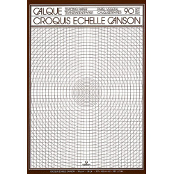 Papier Calque croquis échelle - ID2285 50 feuilles - A4 - 90g