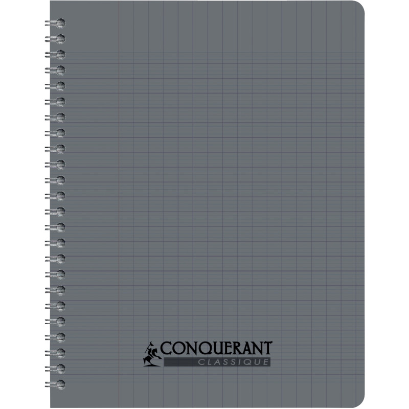 Reliure intégrale 100 pages CONQUERANT, 17x22 cm, seyès, couverture po