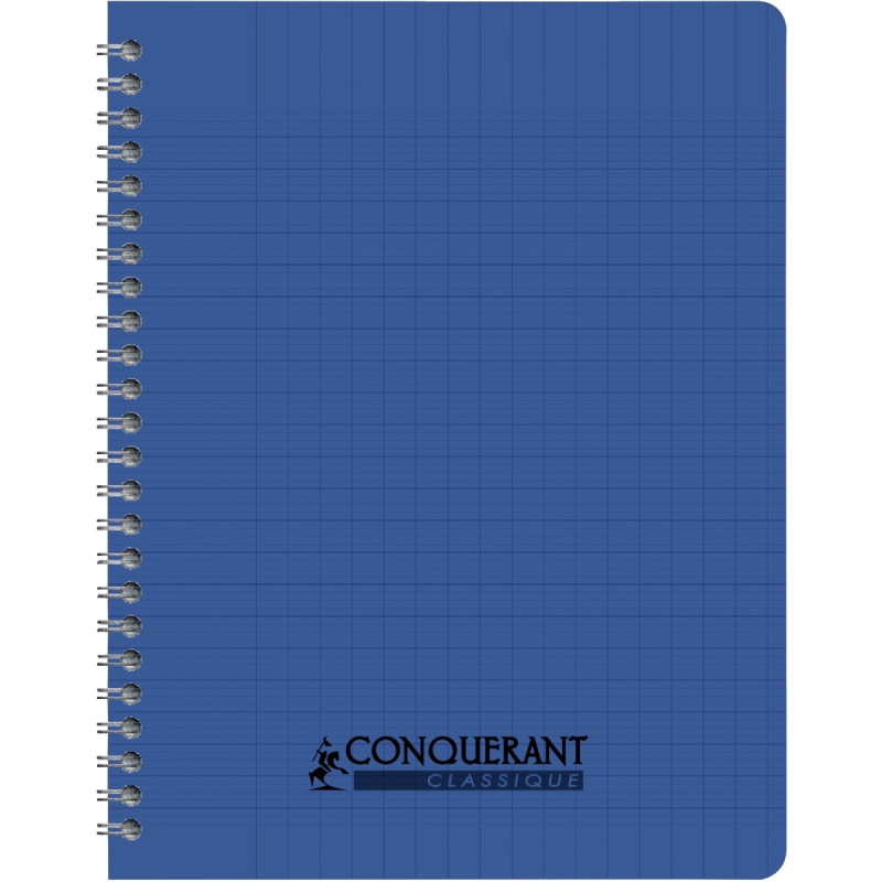 Reliure intégrale 100 pages CONQUERANT, 17x22 cm, seyès, couverture po