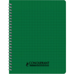 Reliure intégrale 100 pages CONQUERANT, 17x22 cm, seyès, couverture po