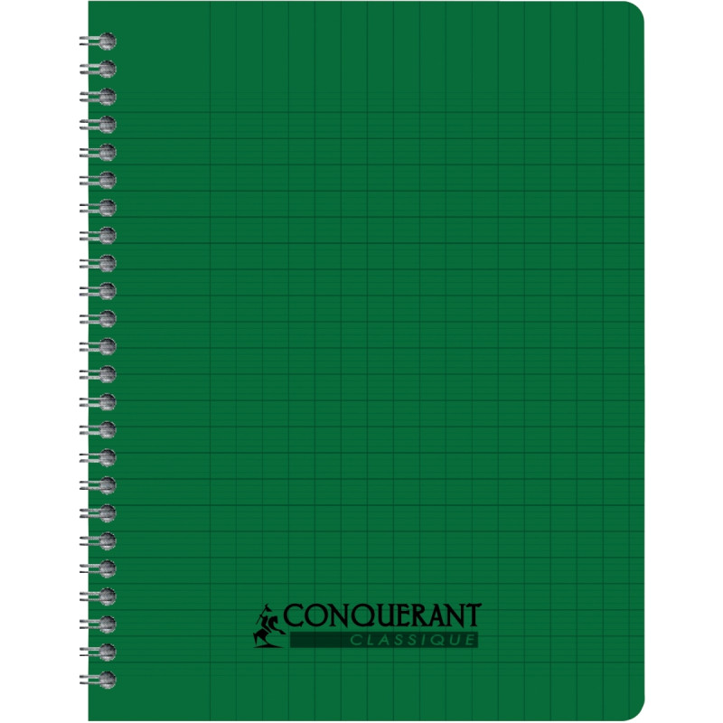Reliure intégrale 100 pages CONQUERANT, 17x22 cm, seyès, couverture po