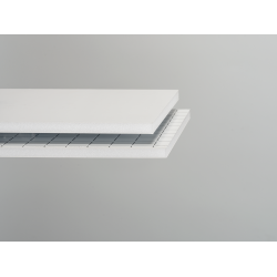 Airplac 5mm - 70 x 100cm - 1 face auto-adhésive & 1 face alu laqué bla