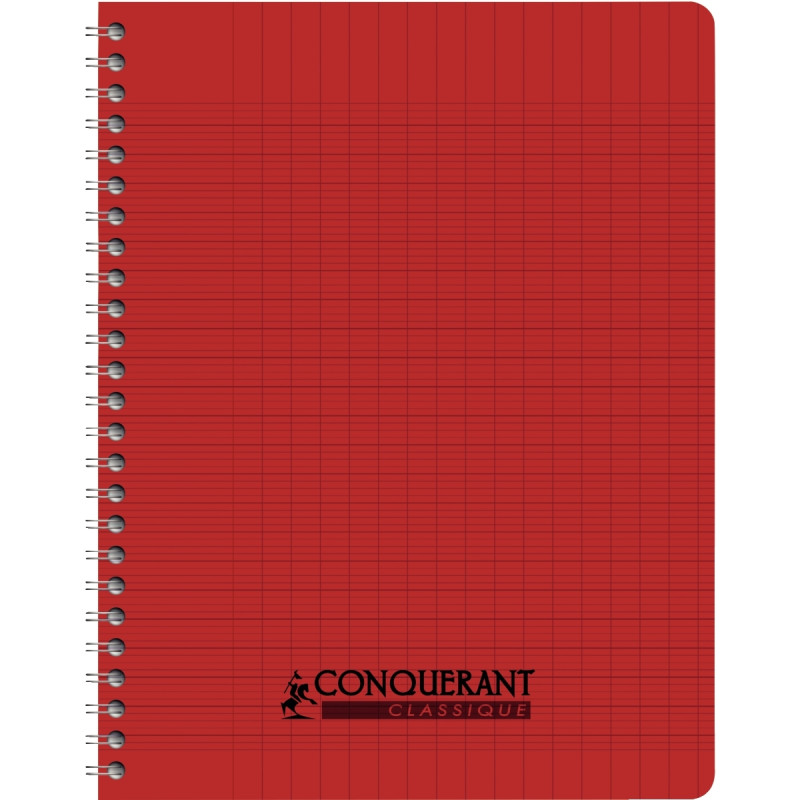 Reliure intégrale 100 pages CONQUERANT, A4, seyès, couverture polyprop