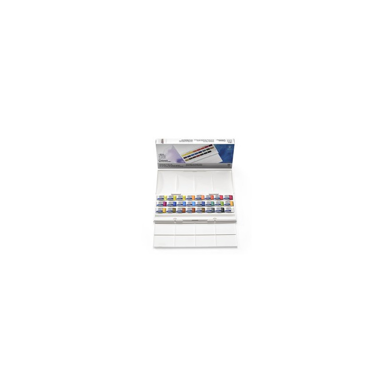 Boîte aquarelle fine 24 godets Studio Cotman