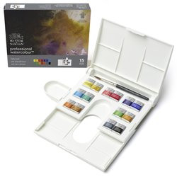Boîte aquarelle extra-fine Compact 14 1/2 godet