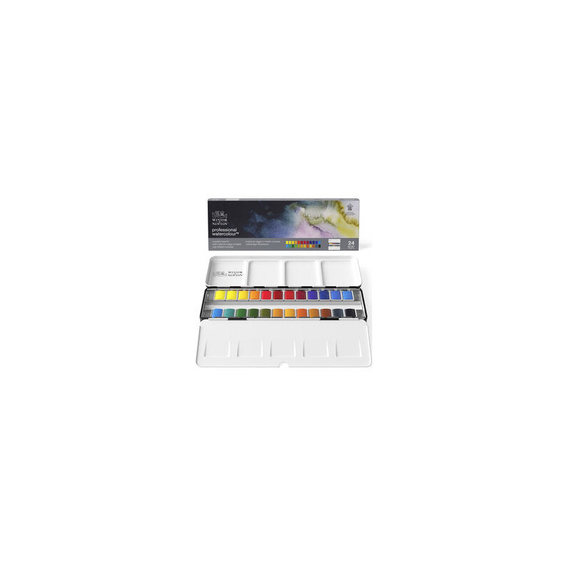 Boîte aquarelle extra-fine 24 1/2 godets