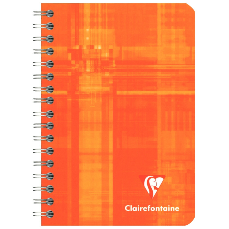 Carnet à reliure intégrale 180 pages CLAIREFONTAINE, format 9x14 cm, q
