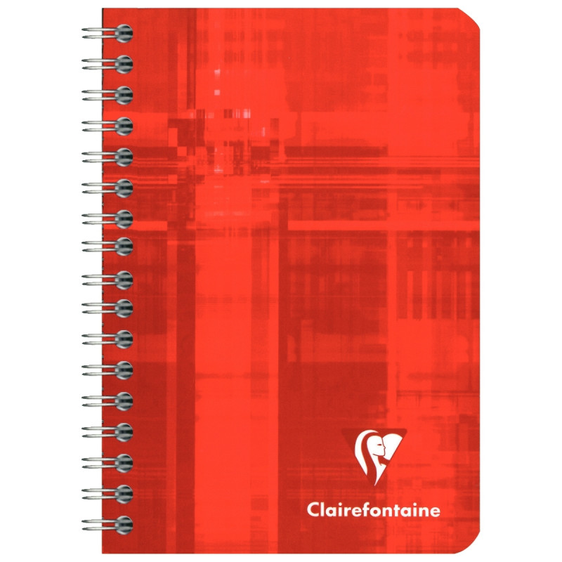 Carnet à reliure intégrale 180 pages CLAIREFONTAINE, format 9x14 cm, q